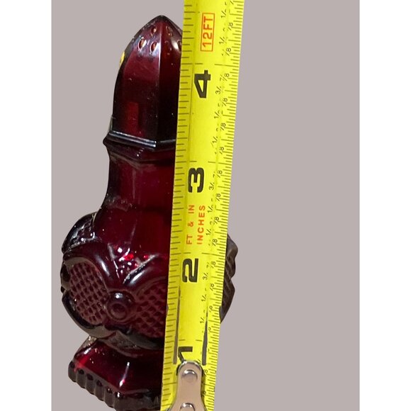Avon Cape Cod Ruby Red Vintage Glass Cologne Bottles Set Of 2 Collectible Decora - Picture 4 of 8